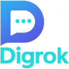 digrok logo left square 2 color final