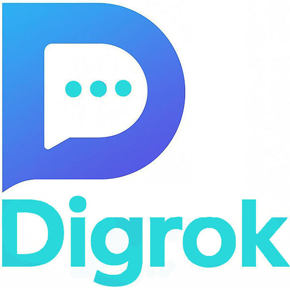 digrok logo left square 2 color final